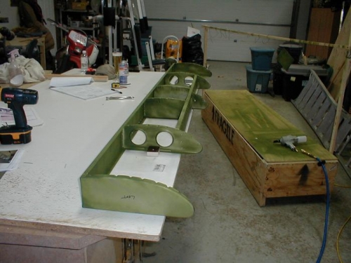 Clamped down the skeleton to the table to prepare for the skin