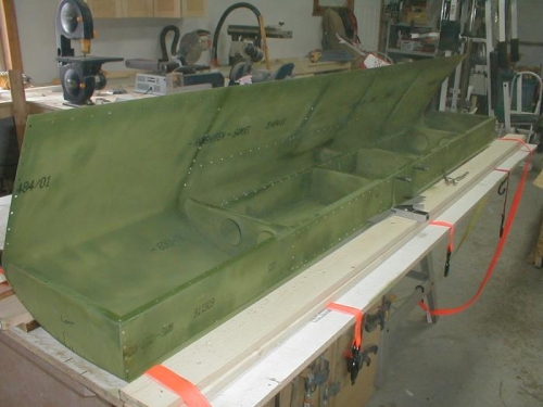 Prepped ready for another try at riveting