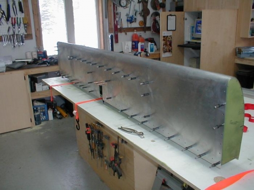 I will leave un riveted until I am sure itis ready.