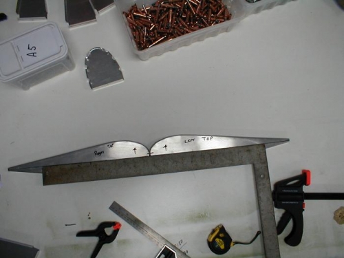 Finding center and topside of ribs