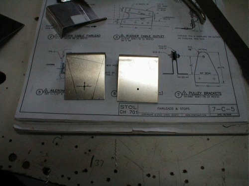 Layout of cable pulleys