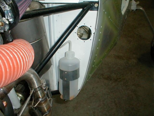 Still room to remove coolant bottle if needed