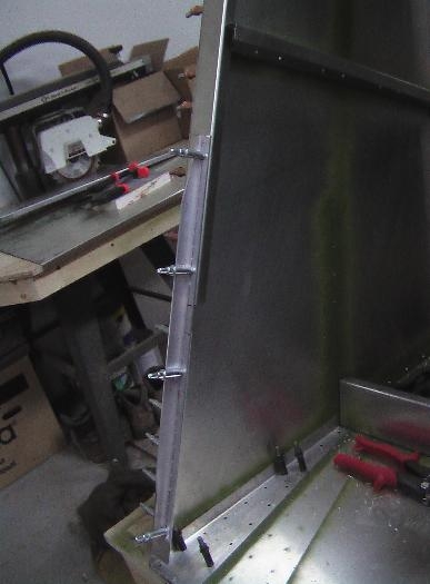 Installed te doubler to both sides. Need to drill to A5 later after seat back