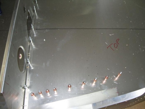 Drilling and clecoing the sides