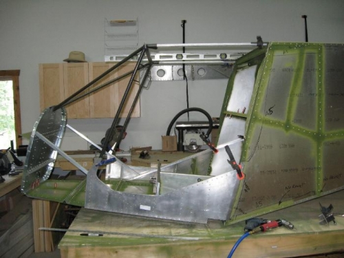 Everything is lined up ready to drill