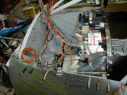 Just a photo of the wiring that has to be dealt with.