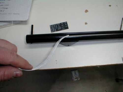 pull them through the hole and add gromment and shrink wrap.