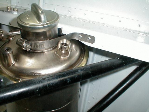 Installed with the strap.