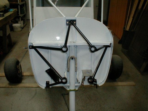 And engine mount (I painted it first then installed)