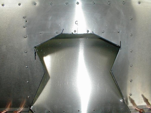 Clean up the edges and were done.