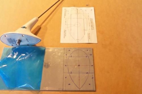 COMM antenna template