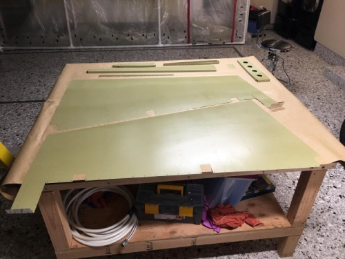 Finished parts curing.  They aren't perfect but it's much better than last time.