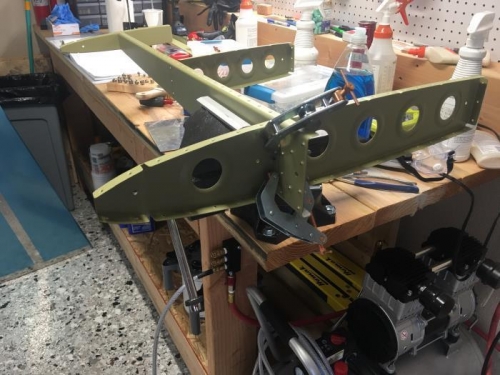 I had to clamp the parts together to insure the stack up was flat when riveting.