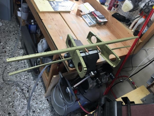 Riveting the stringer web assembly together