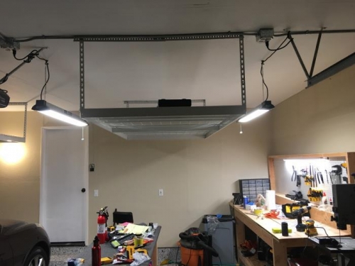New lighting over my main work area.  I can finally see clearly after dark!
