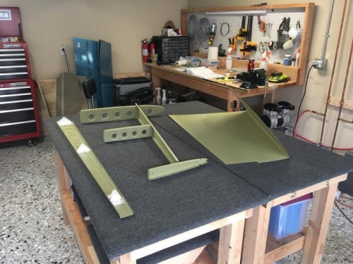 Skeleton almost done except for one bad rivet.