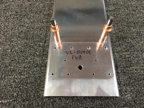 Step 1 completed! Cleco the doubler to the spar. A noteworthly first step.