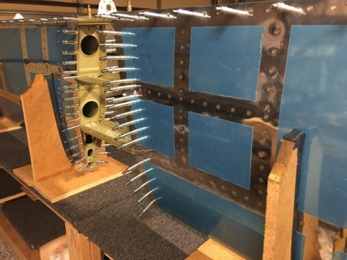 All rivets set that requires the rivet gun and bucking bar.