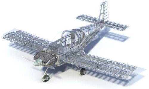 RV-14A Structure Cutaway View