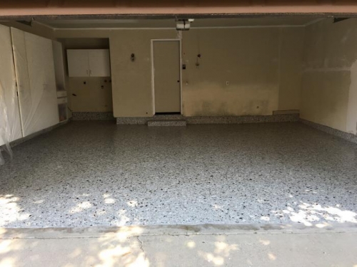 Epoxy floor finished!  Painting of the walls is the last step.