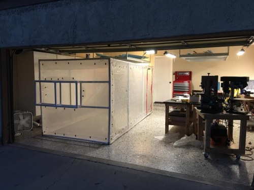 My original paint booth from 2018.