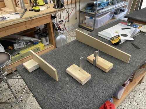 Finished jig components