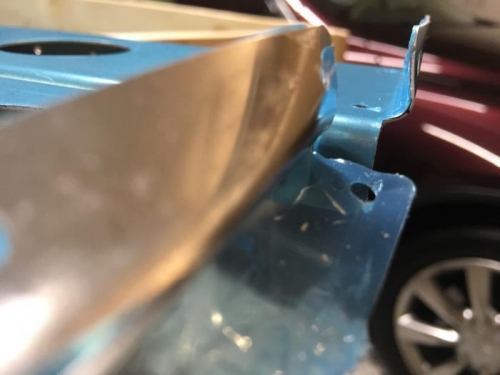 The other flange is slightly bent, but I'm going to ask for a replacement regardless.