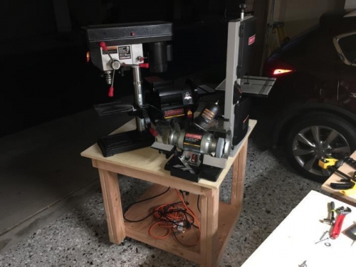 It was after dark when I finished.