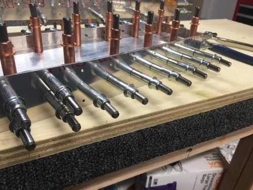 Assemble the counterbalance ribs for final drill.