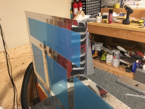 The lower skin tab looks a lot better, but the bend line is wrong.