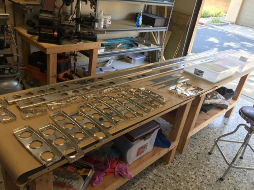 All the parts of the HS minus the two skins ready for priming.