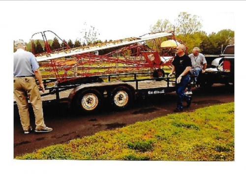 Loading on the trailor