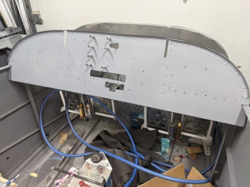 Front view of sub-panel