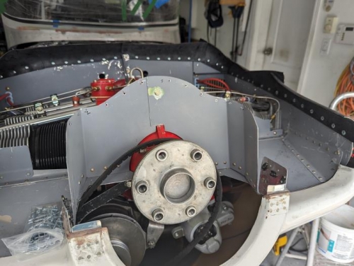 Baffle seal install on the peremeter.
