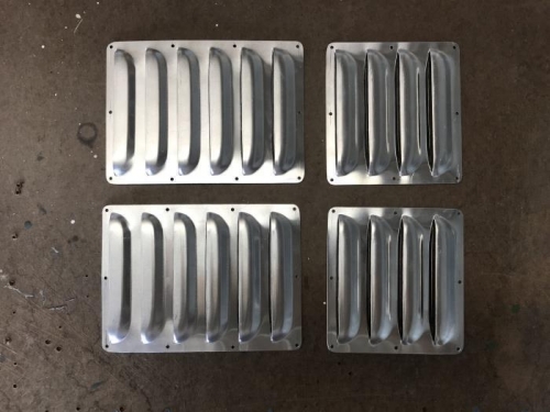 Re-drilled Rod Louvers
