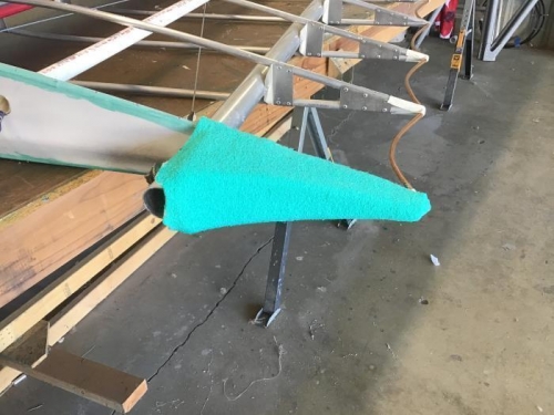 Felt Covered Right Lower Wing Root Fairing