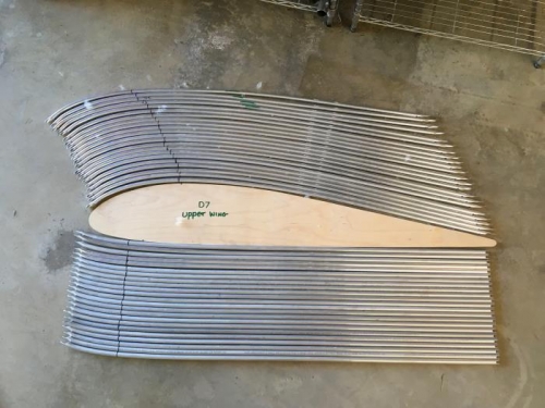 Upper Wing Airfoil Ribs