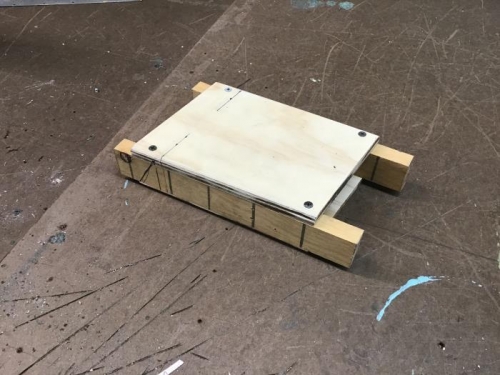 Louver Forming Jig