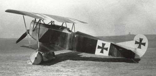 Early Production Fokker with Streaky Paint Finish