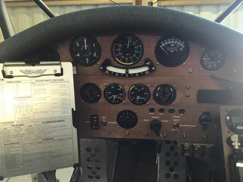 Marked Instrument Panel