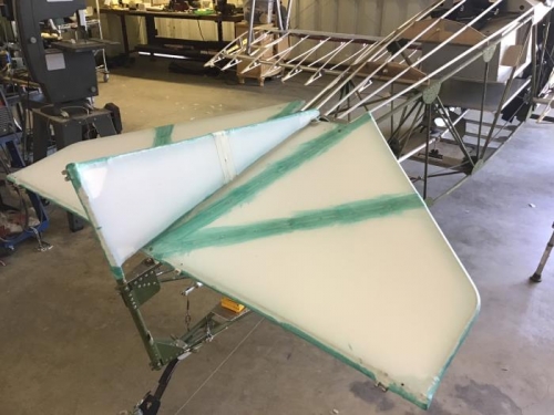 Horizontal and Re-covered Vertical Stabilizer