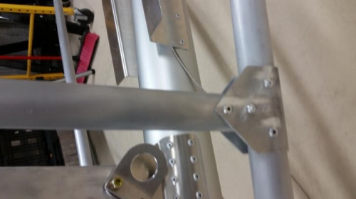 Install side brace gusset