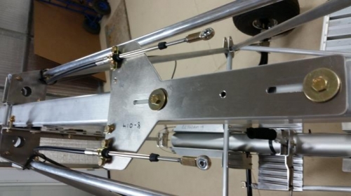 cables attached to differential plate