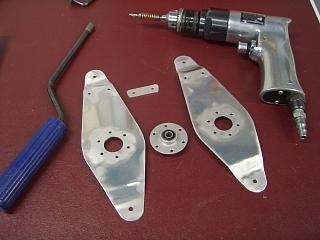 Bellcrank parts and bearing