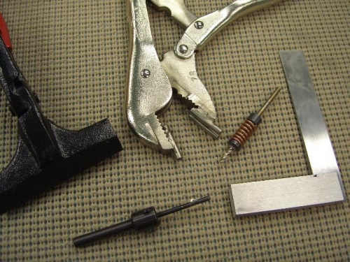 Tools used to prepare ribs/spars