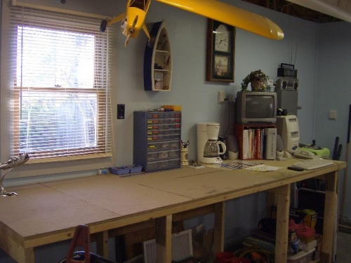 Primary work bench.