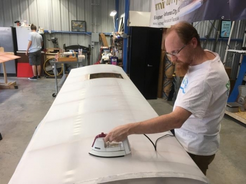 Matt doing more ironing