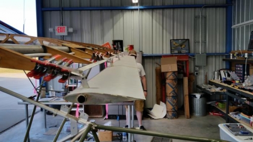 Working to align/ fit right flaperon