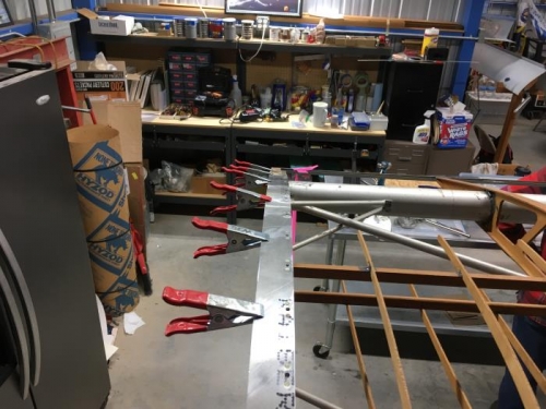 initial placement for wingtip attachment strip