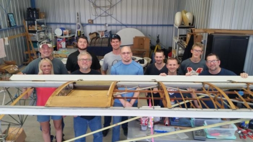 A much bigger crew than anticipated!